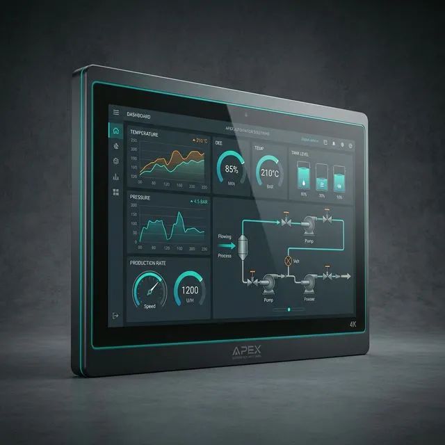 HMI Human Machine Interface touchscreen